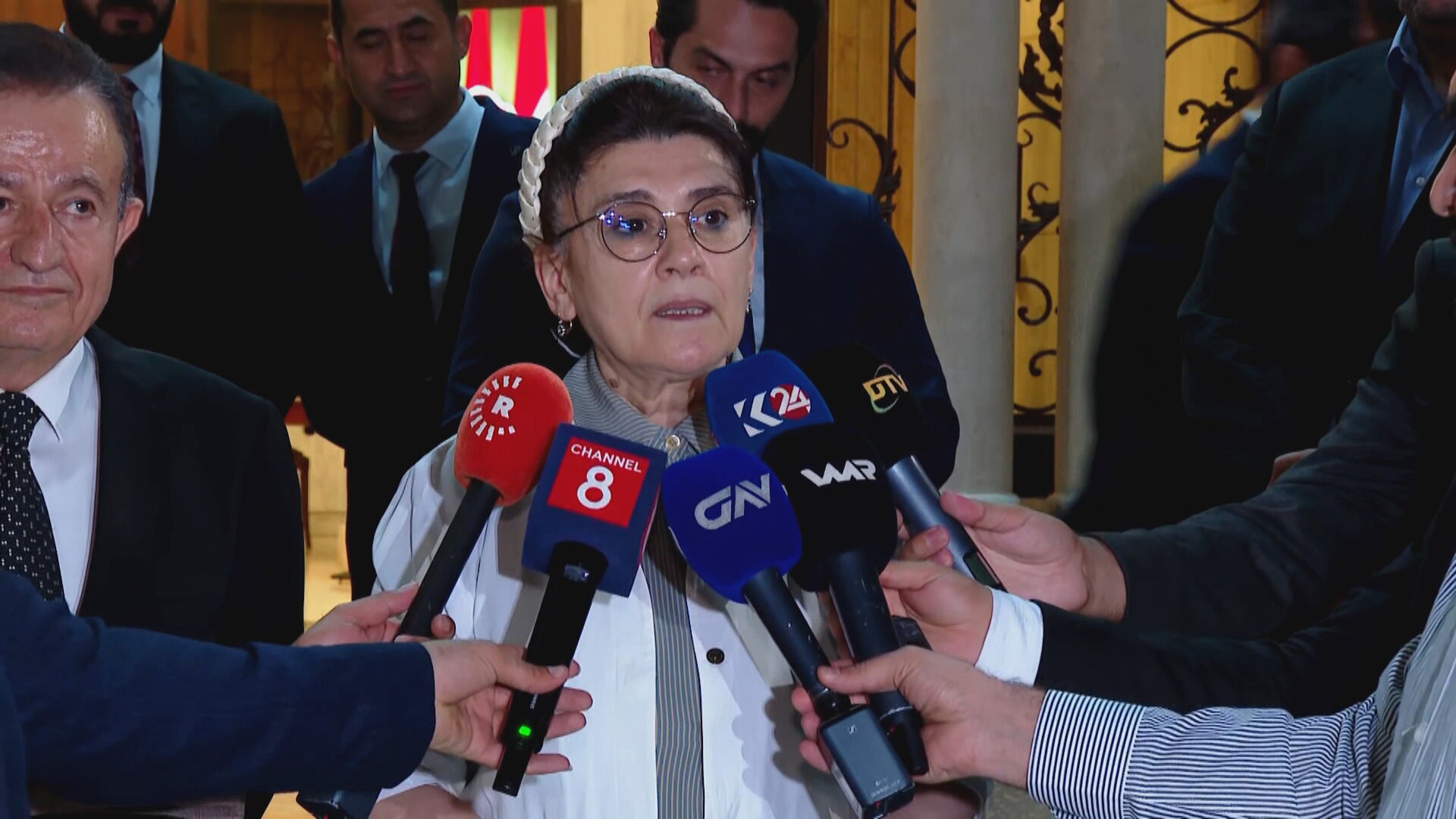 کۆنفڕانسی ڕۆژنامەوانیی لەیلا زانا، سیاسەتمەداری باکووری کوردستان 
