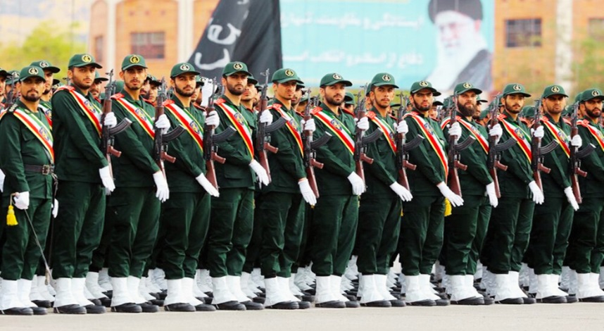 سەربازانى سوپاى پاسدارانى ئێران