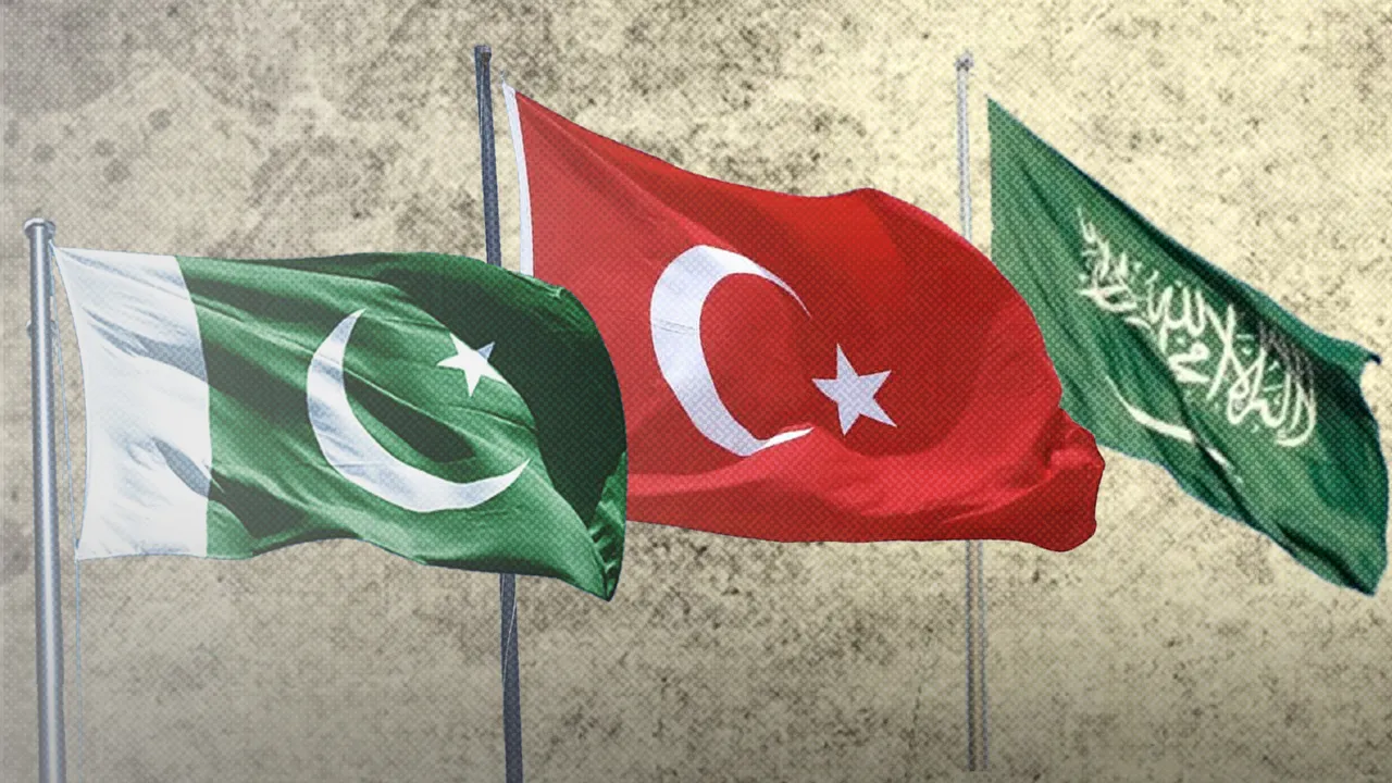 ئاڵای وڵاتانی سعودیە و تورکیا و پاکستان