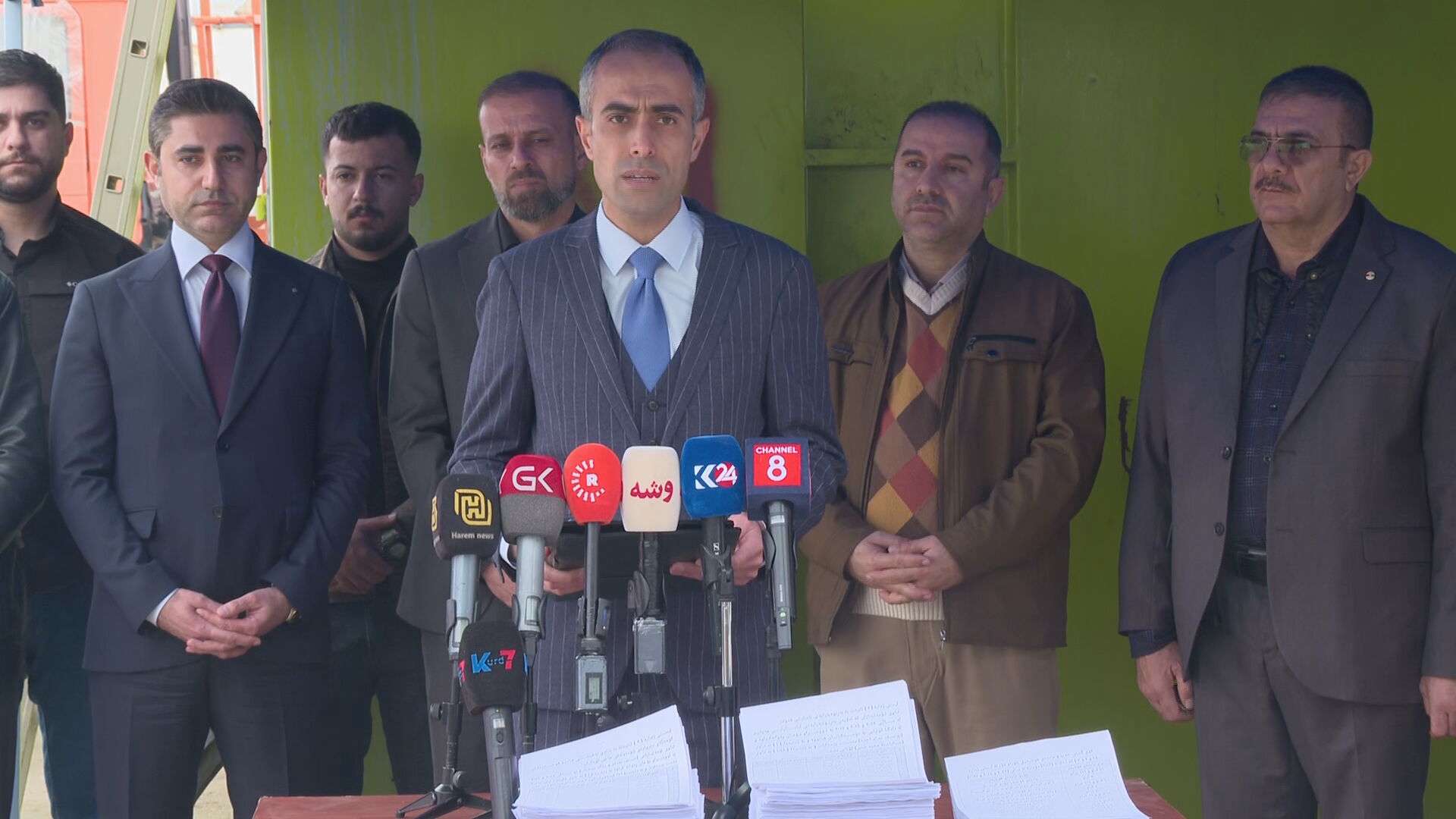کۆنفڕانسی ڕۆژنامەوانیی ئەرکان عومەر، گوتەبێژی بەڕێوەبەرایەتیی نەهێشتنی ماددەی هۆشبەرەکانی هەولێر 