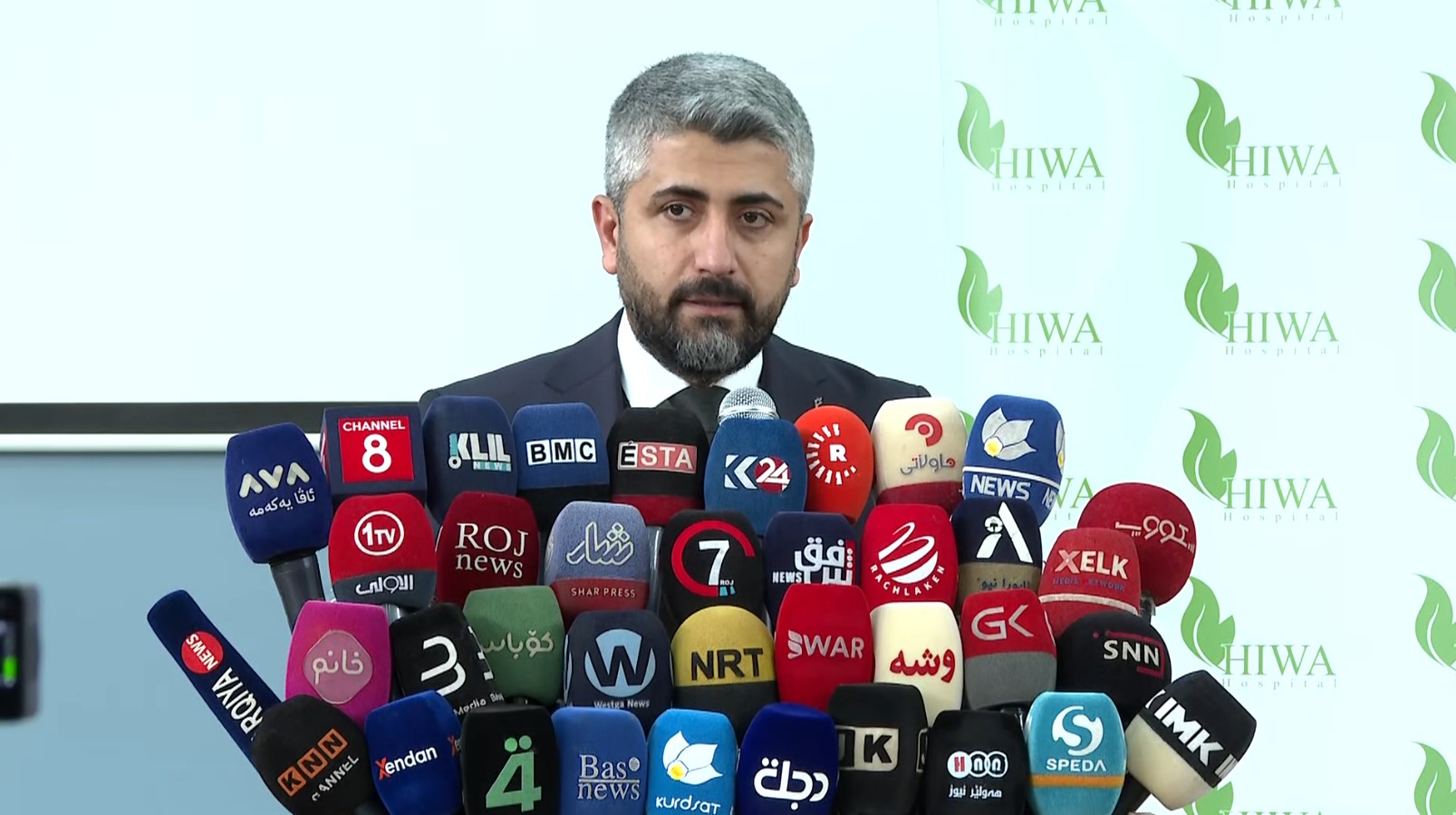 کۆنفڕانسی ڕۆژنامەوانیی د.یاد نەقشبەندی، بەڕێوەبەری نەخۆشخانەی هیوا