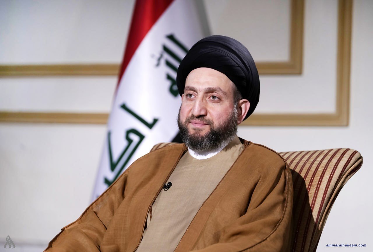 عەممار حەکیم، سەرۆکى ڕەوتى حیکمەى نیشتمانى. فۆتۆ: واع