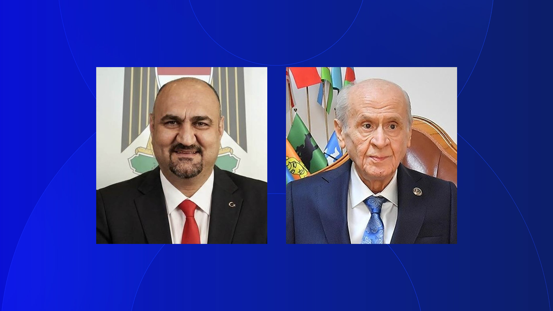 دەوڵەت باخچەلی، سەرۆکی گشتیی مەهەپە و محەممەد سەمعان، پارێزگاری کەرکووک