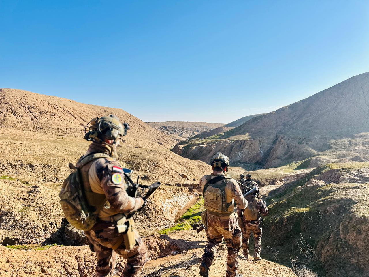 هێزەکانی دژەتیرۆر لە یەکێک لە ئۆپراسیۆنەکانیان 