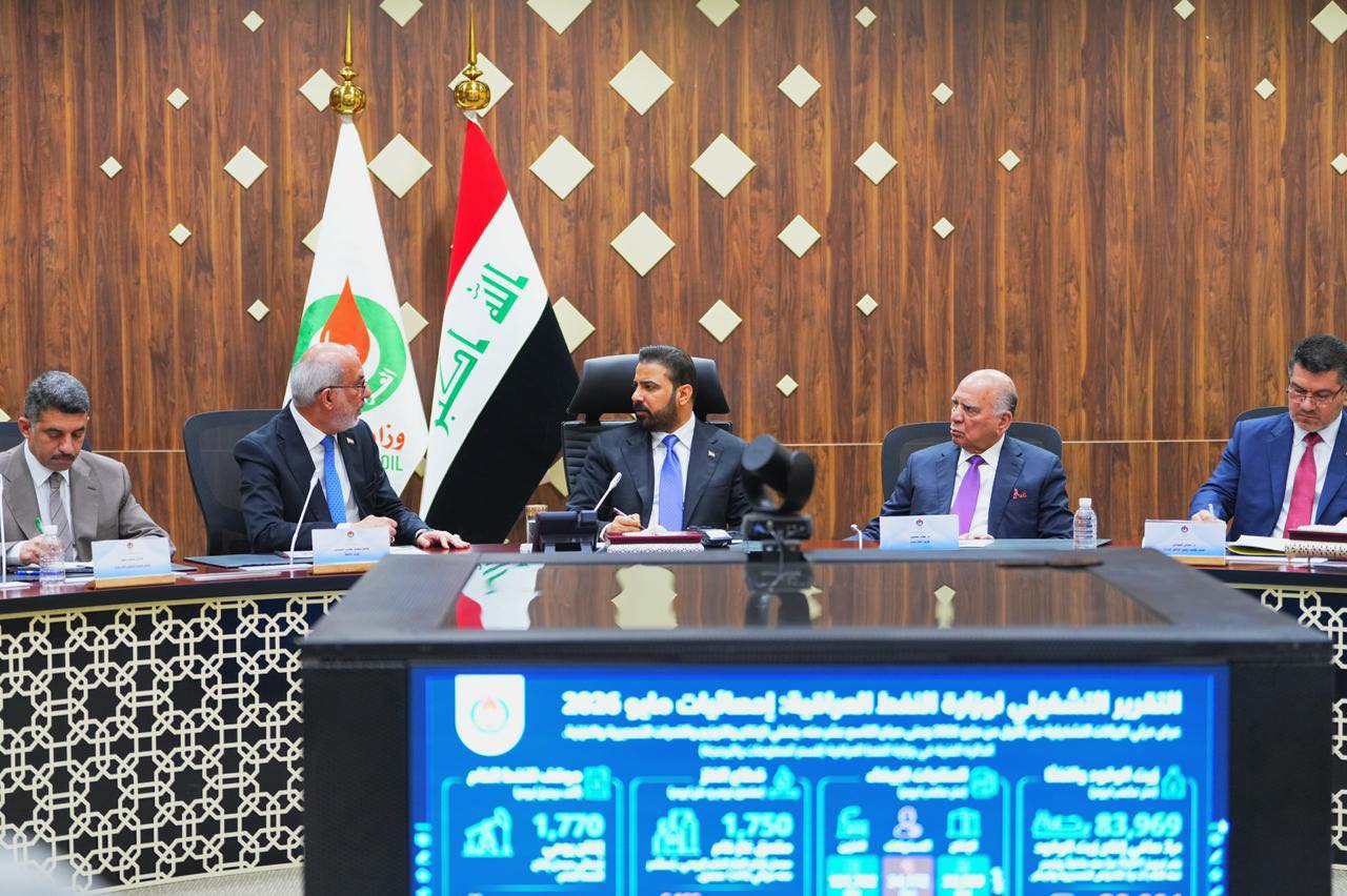 سەردانی عەلی زەیدی، سەرۆکوەزیرانی عێراق بۆ وەزارەتی نەوت، فۆتۆ: نوسینگەی سەرۆکوەزیرانی عێراق