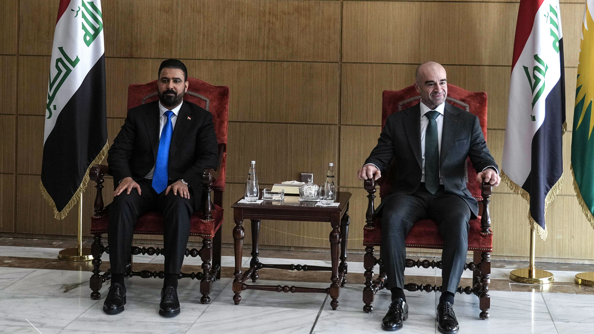 کۆبوونەوەی بافڵ جەلال تاڵەبانی و عەلی زەیدی