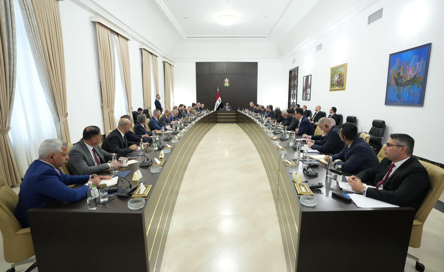 کۆبوونەوەی عەلی زەیدی، سەرۆکوەزیرانی عێراق لەگەڵ شاندنی باڵای هەرێمی کوردستان و کۆمپانیا نەوتییەکان