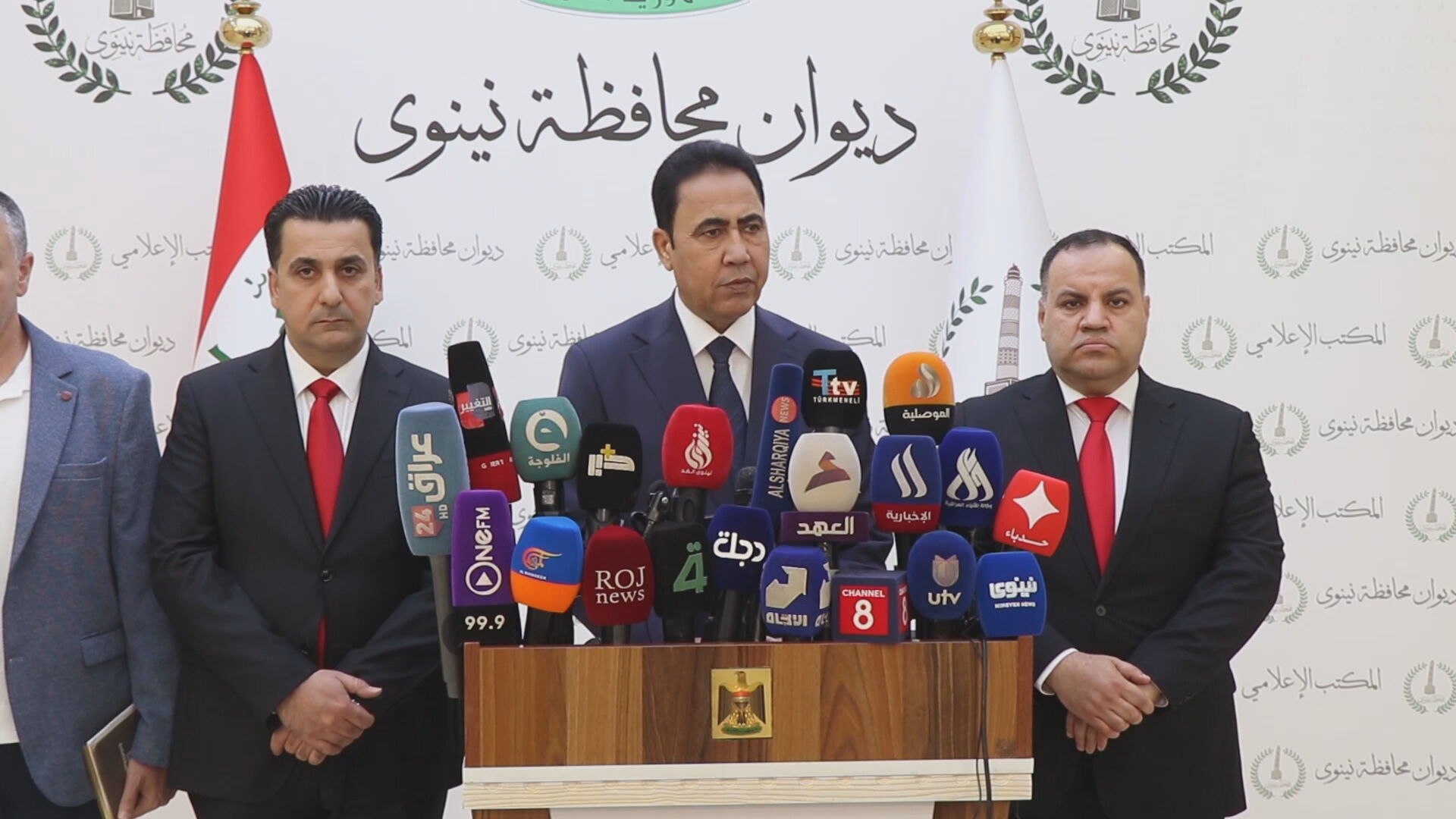 کۆنفڕانسی ڕۆژنامەوانیی عەبدولقادر دەخیل، پارێزگاری نەینەوا