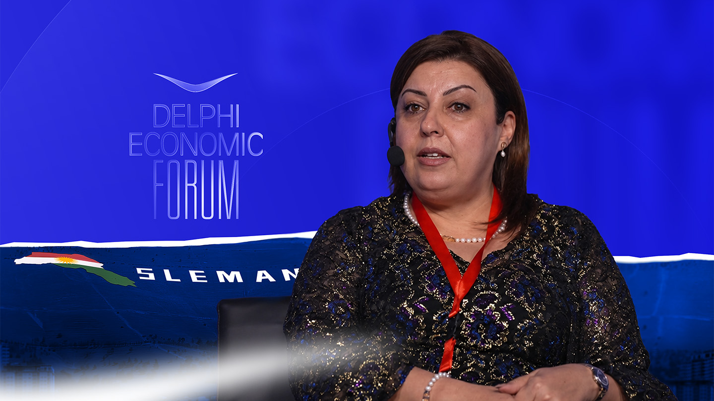 بێگەرد تاڵەبانی، وەزیری کشتوکاڵ و سەرچاوە ئاوییەکانی هەرێمی کوردستان لە پانێڵێکی کۆڕبەندی ئابووریی دێڵفی