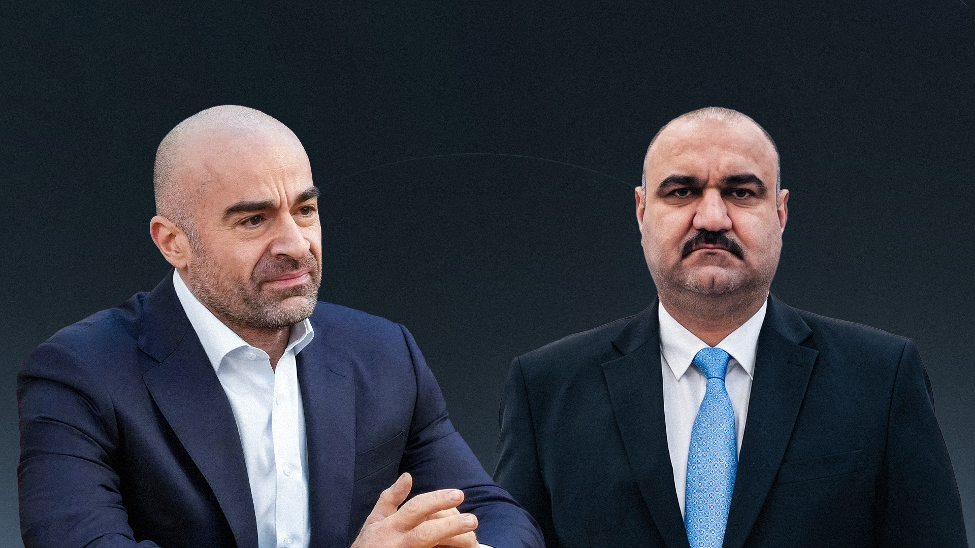 بافڵ جەلال تاڵەبانی، سەرۆکی یەکێتیی نیشتمانیی کوردستان و محەممەد سەمعان ئاغا، پارێزگاری کەرکووک 