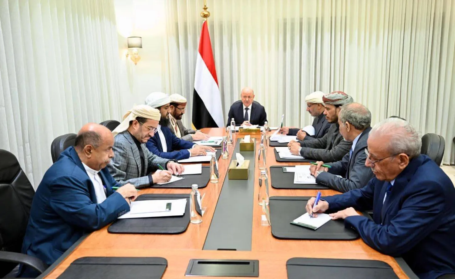 
کۆبوونەوەیەکی ئەنجوومەنی سەرکردایەتی یەمەن