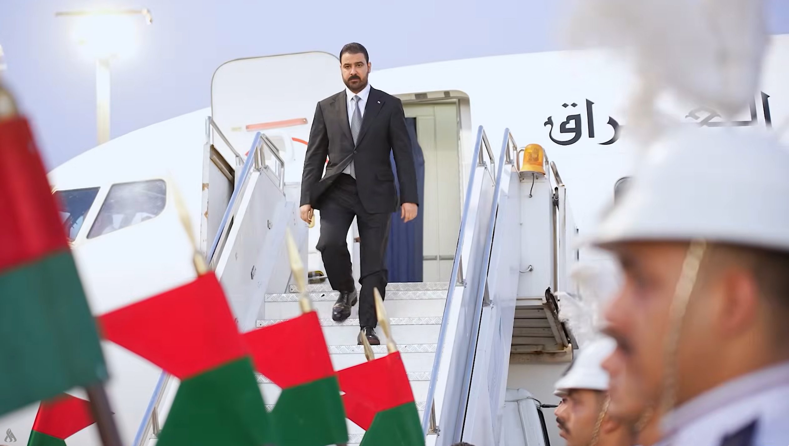 عەلی زەیدی، سەرۆکوەزیرانی عێراق لە کاتی گەیشتنی بە واشنتن