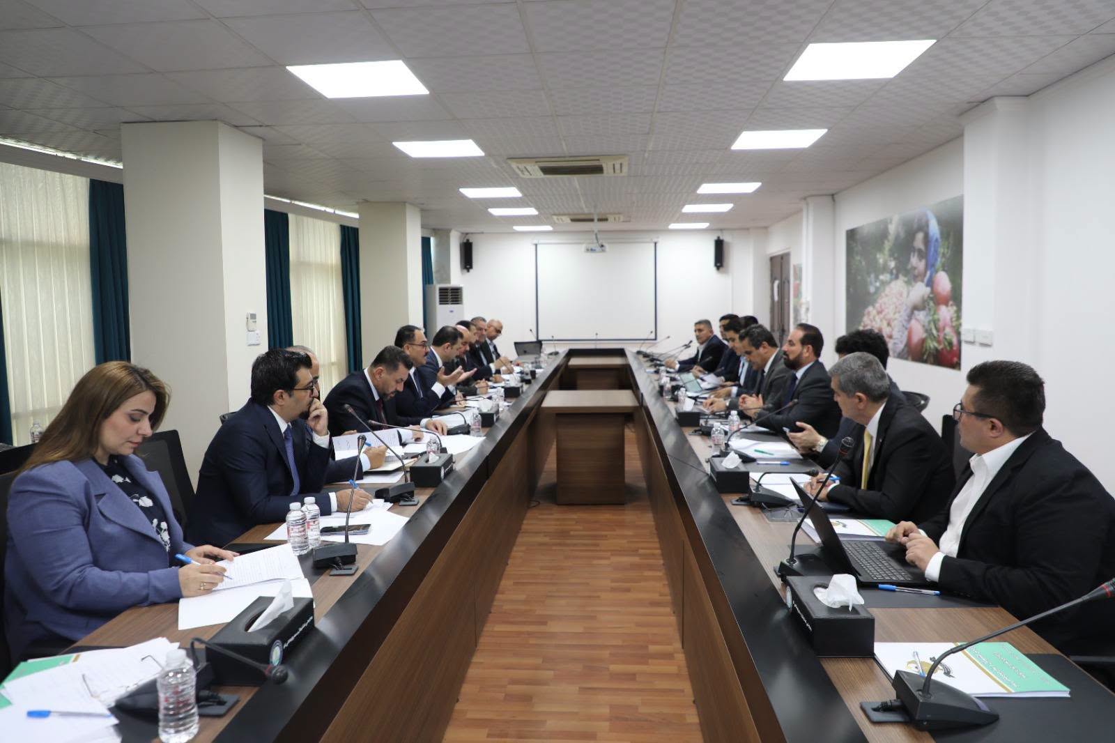کۆبوونەوەیەکی هاوبەش لە دیوانی وەزارەتی کشتوکاڵی هەرێمی کوردستان