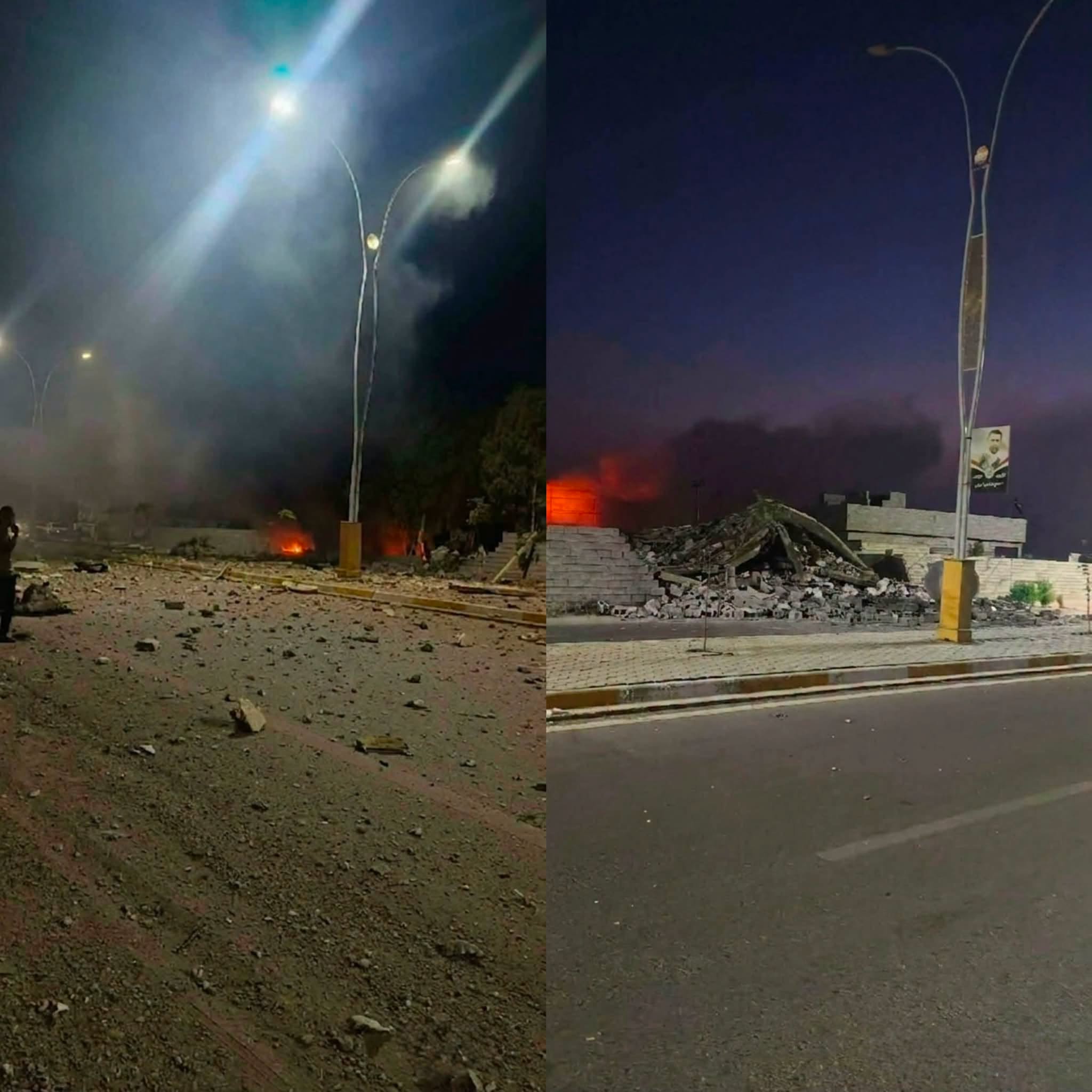 فڕۆکە جەنگییەکانی ئەمریکا و سعودیە بارەگاکانی حەشدی شەعبیان لە چوار پارێزگا کردە ئامانج