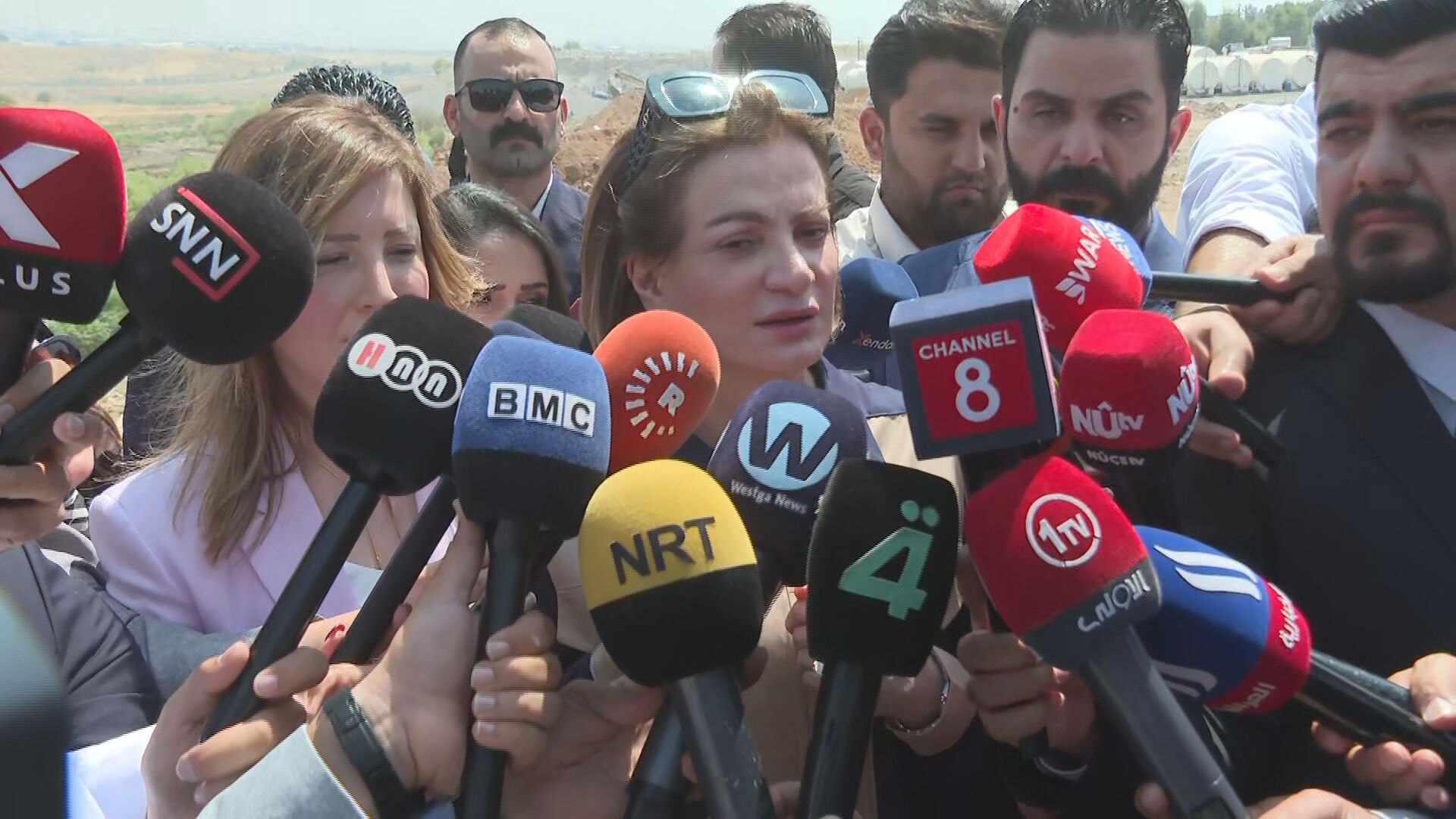 لێدوانی ڕۆژنامەوانیی سروە عەبدولواحید، وەزیری ژینگەی عێراق بۆ میدیاکان