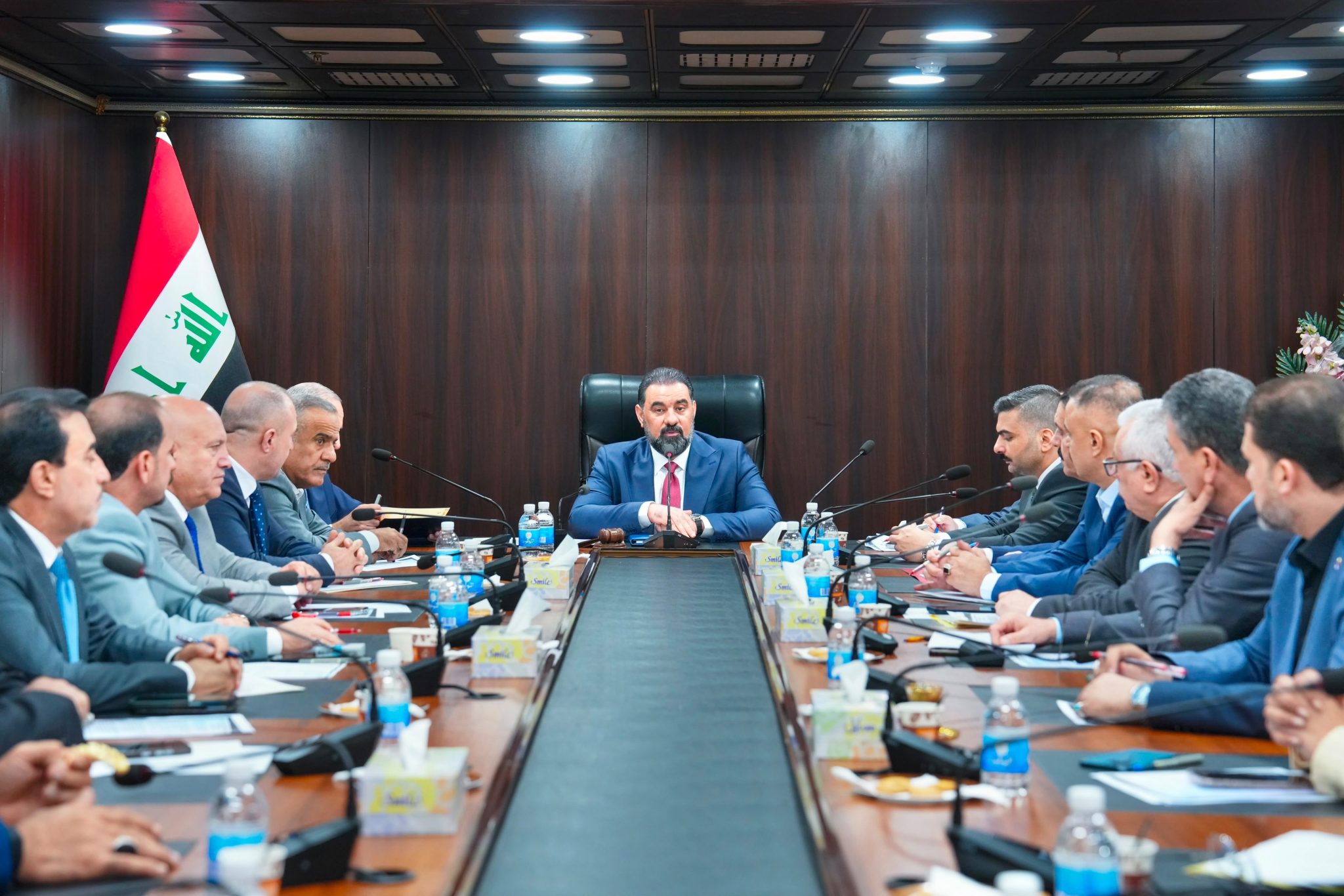 کۆبوونەوەی لیژنەی ئاسایش و بەرگری لە ئەنجوومەنی نوێنەرانی عێراق، بە سەرۆکایەتی هەیبەت حەلبوسی، سەرۆکی ئەنجوومەنی نوێنەران