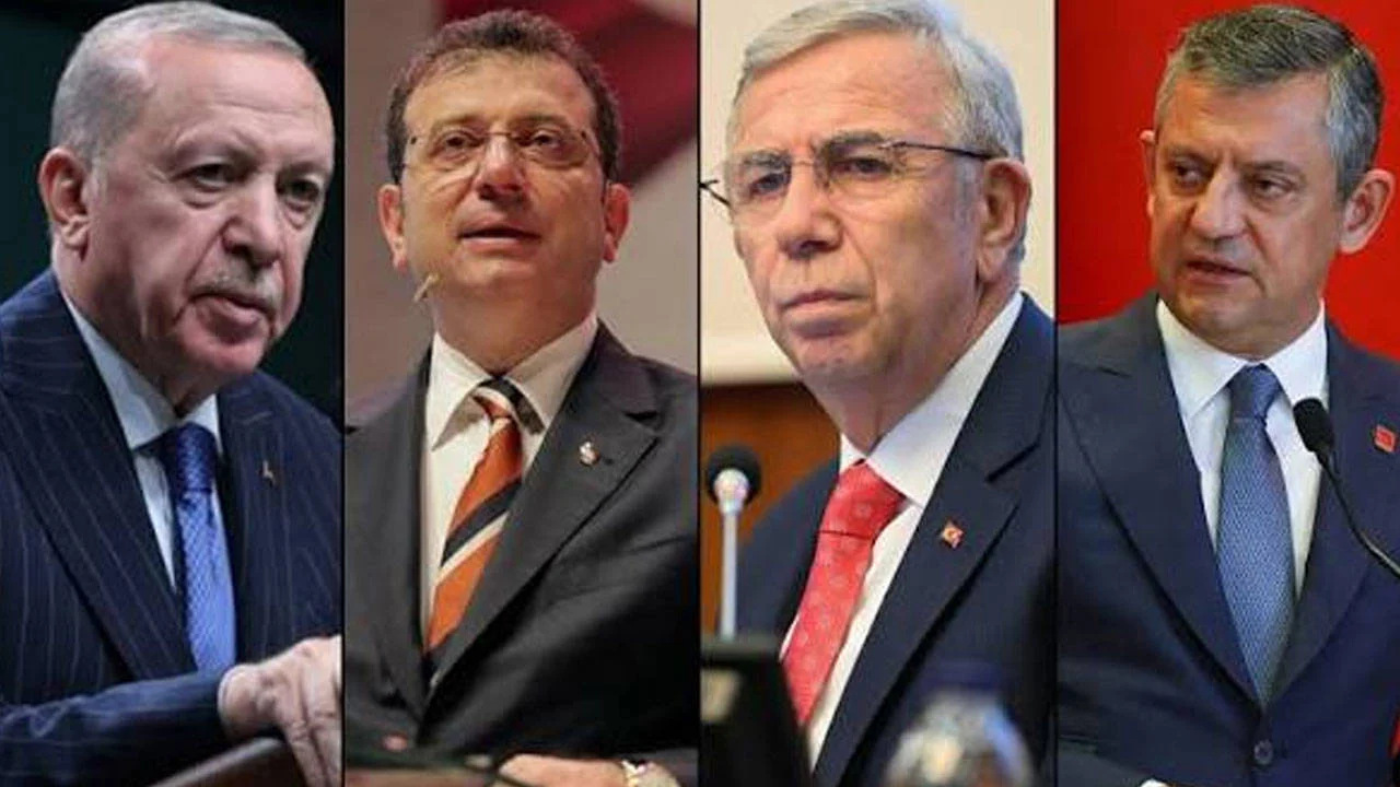 فۆتۆکە بەڕیز لە ڕاستەوە بۆ چەپ؛ ئۆزگور ئۆزەل، مەنسور یاڤاش، ئەکرەم ئیمامئۆغڵو و ڕەجەب تەیب ئەردۆغان 