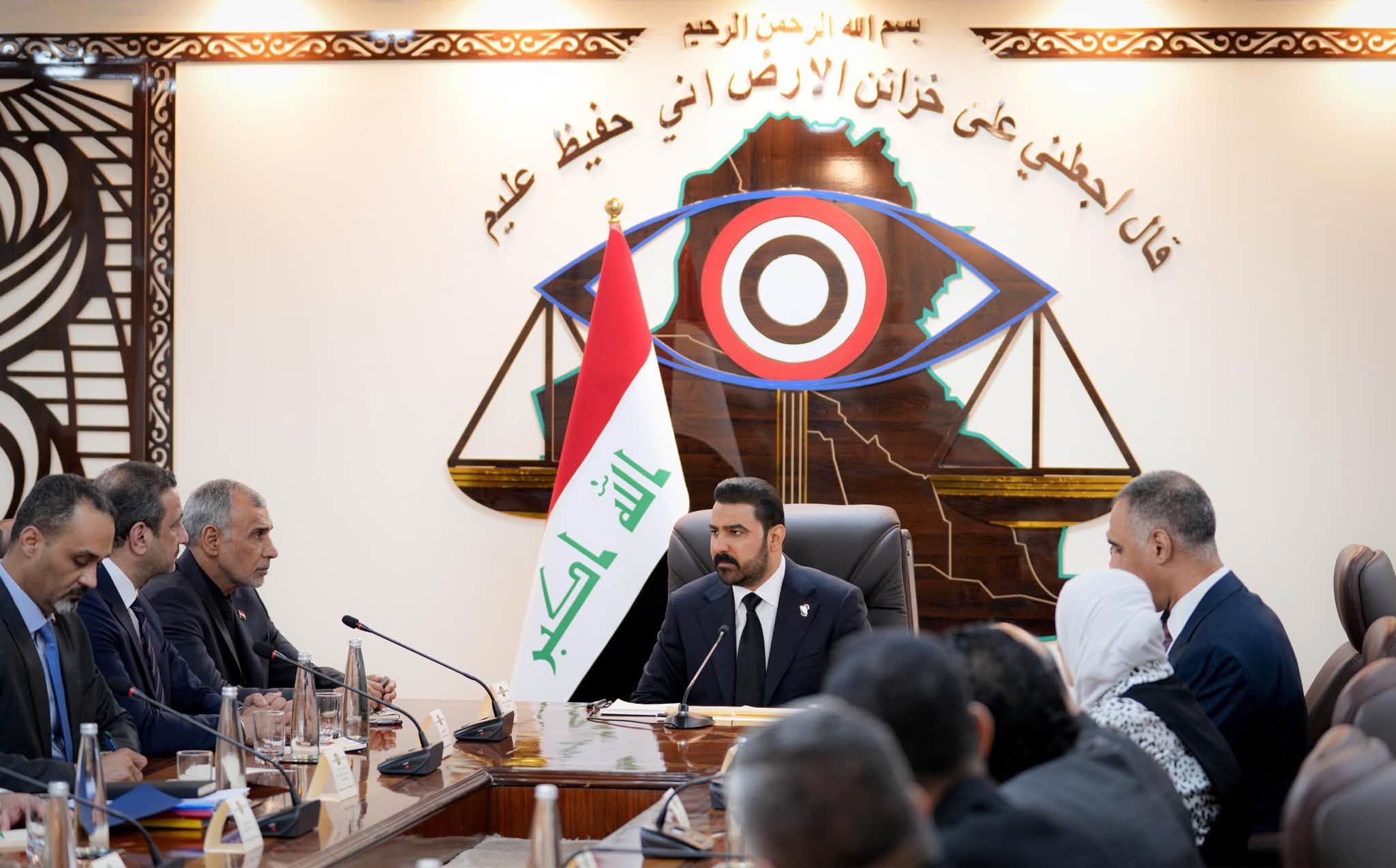 سەردانی عەلی فالح زەیدی، سەرۆکوەزیرانی عێراق، بۆ دیوانی چاودێری دارایی عێراق