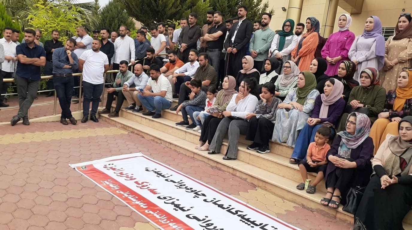 خۆپیشاندانى بەشێک لە مامۆستایانى گرێبەست
ئەرشیف