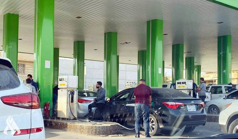 وێستگەیەکی دابەشکردنی بەنزین لە کەرکووک