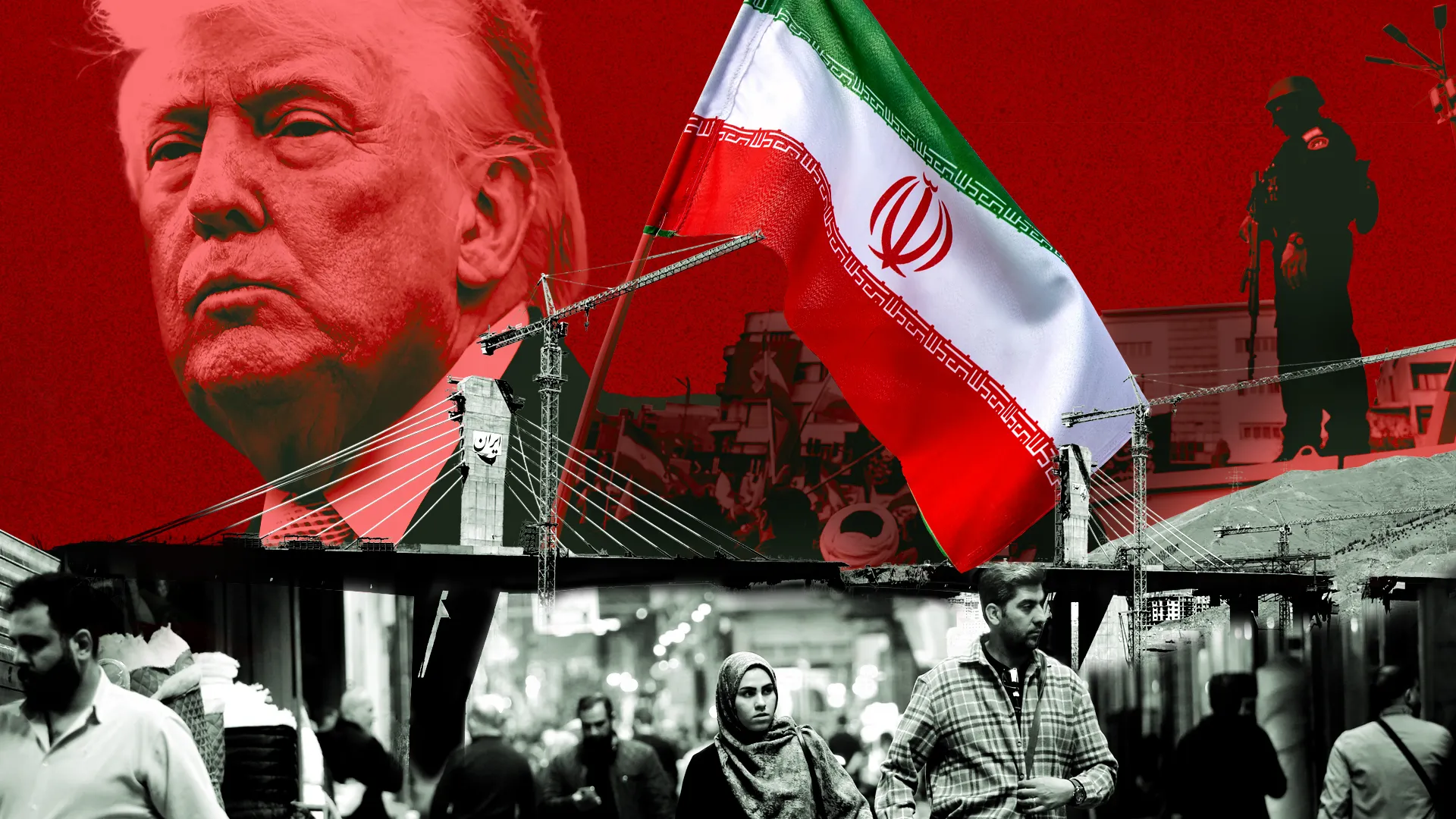 گرژییەکانی ئەمریکا و ئێران ناوچەکەیان خستووەتە نادڵنیاییەوە
