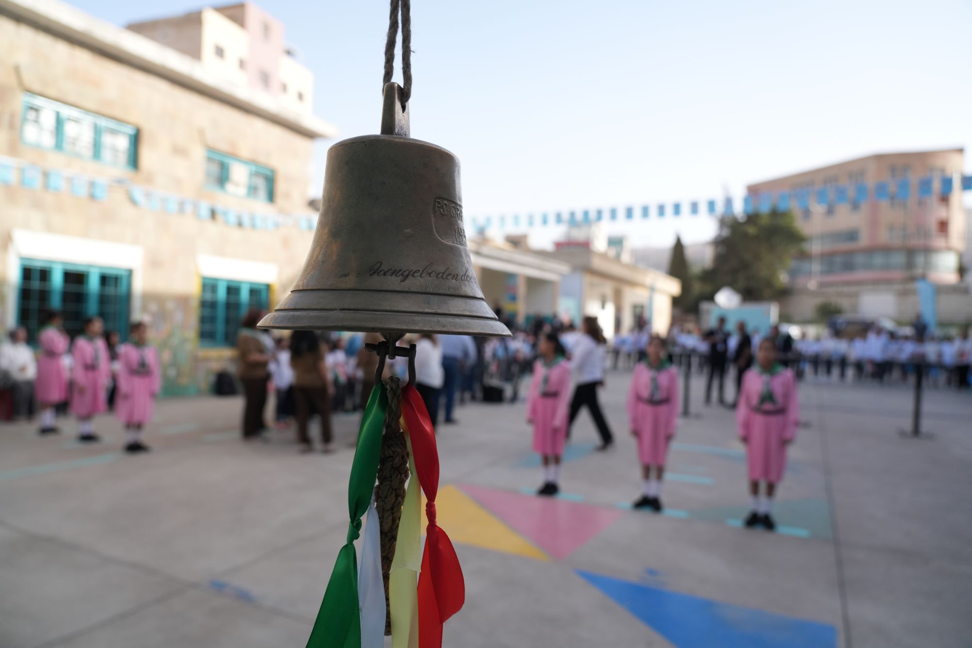  یەکێک لە خوێندنگەکانی هەرێمی کوردستان لە کاتی ئامادەکاری بۆ کردنەوەی بە ڕووی خوێندکاراندا بۆ ساڵی نوێی خوێندن. فۆتۆ: حەمەسوور - کەناڵ8