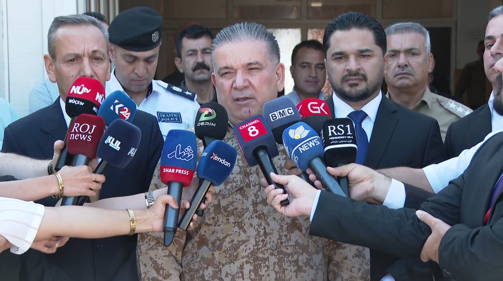 کۆنفڕانسی ڕۆژنامەوانیی وشیار ئەحمەد، بەڕێوەبەری گشتی پۆلیسی دارستان و ژینگەی سلێمانی لە شارەدێی سیتەک