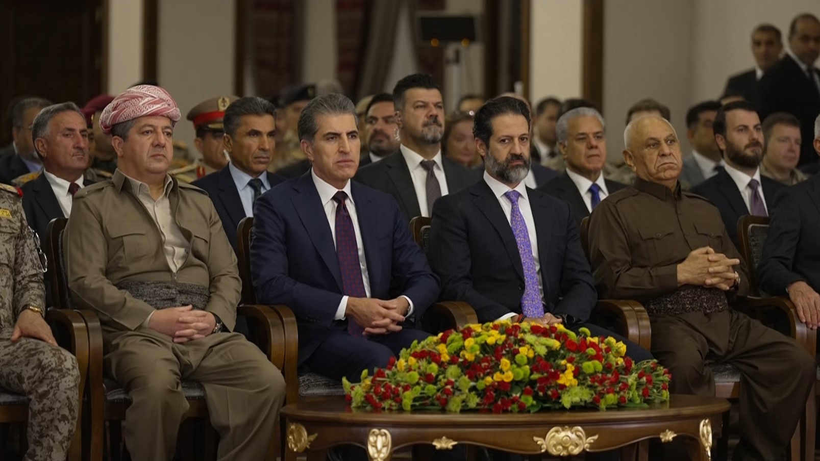 ڕێوڕەسمی ڕاگەیاندنی یەکخستنەوەی هێزەکانی پێشمەرگە دەستیپێکرد