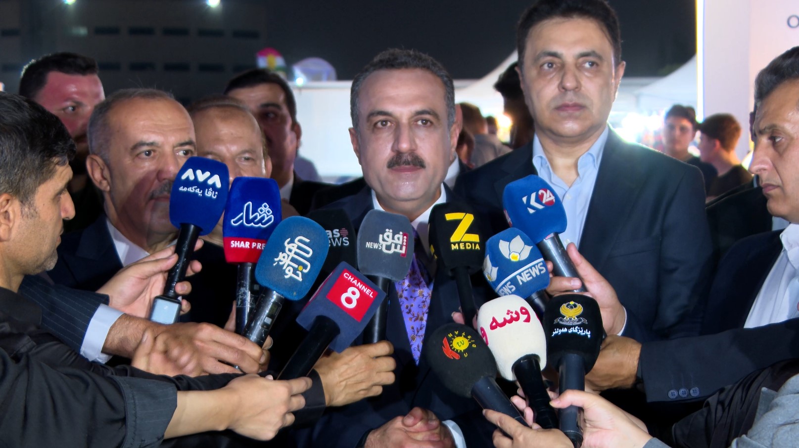 ئومێد خۆشناو، پارێزگاری هەولێر لە کۆنفڕانسێکی ڕۆژنامەوانیدا