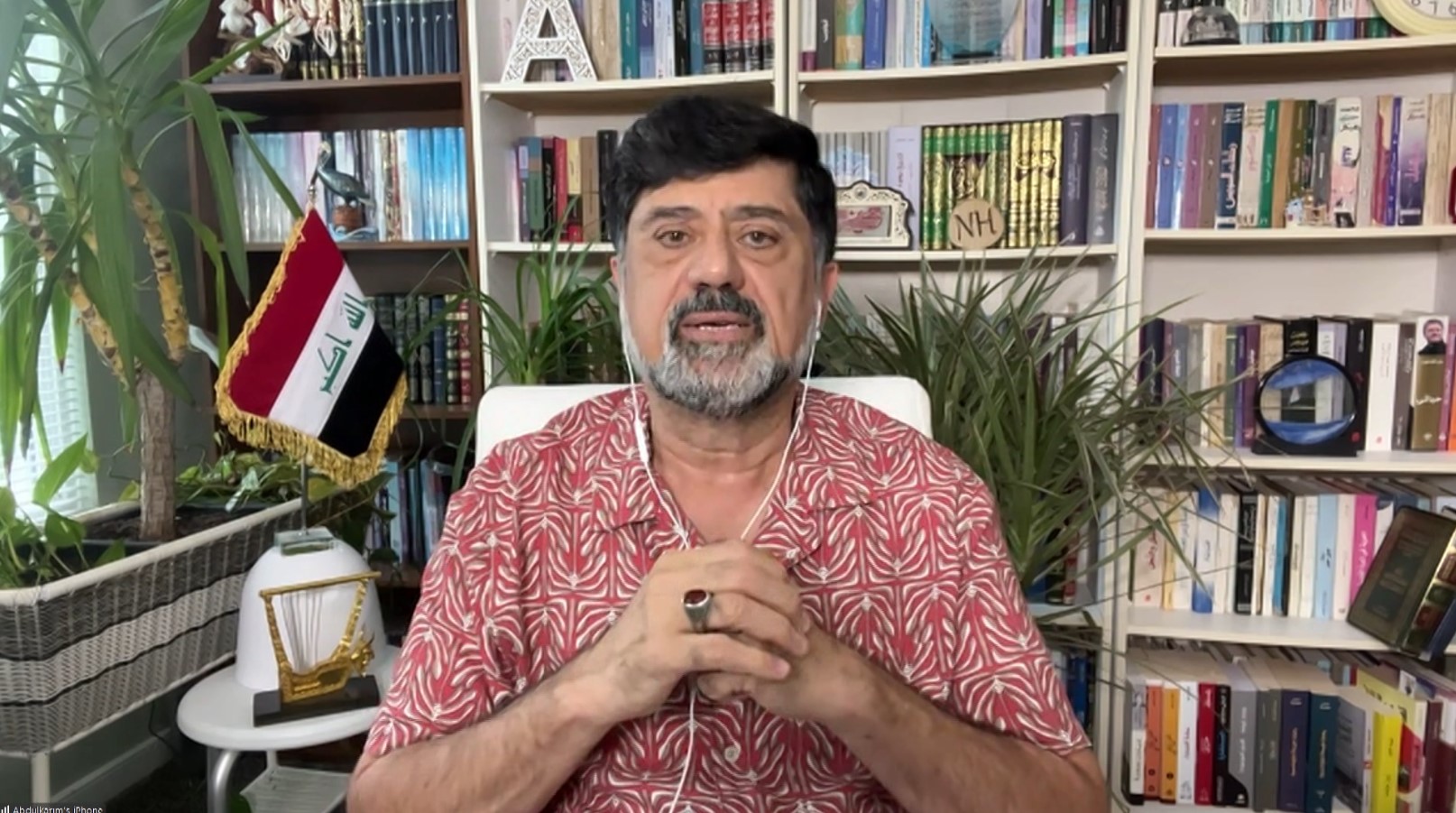 نزار حەیدەر، شرۆڤەکاری سیاسی لەمیانی بەشداریی لە بوڵتەنی کەناڵ8دا