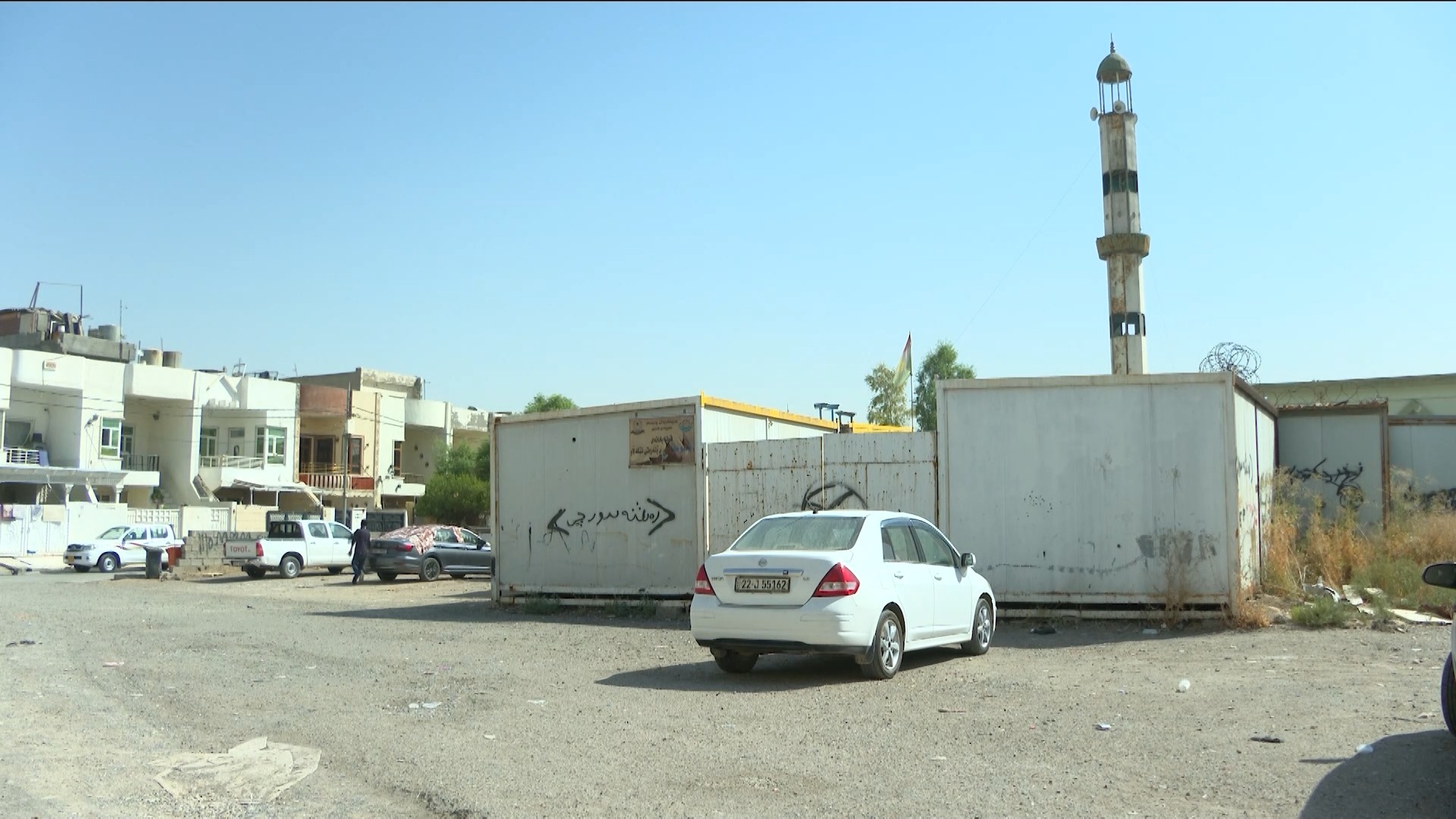 خوێندنی منداڵانی گەڕەکی باغڵومنارەی هەولێر لەناو کابینە 