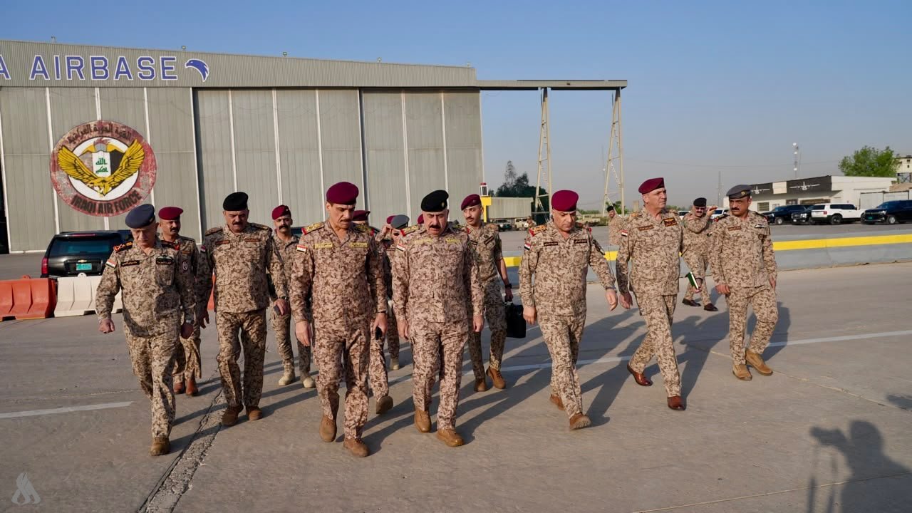 سوپاسالاری عێراق بۆ دۆسیەی ئەمنی گەیشتە نەینەوا و شنگال. فۆتۆ: واع