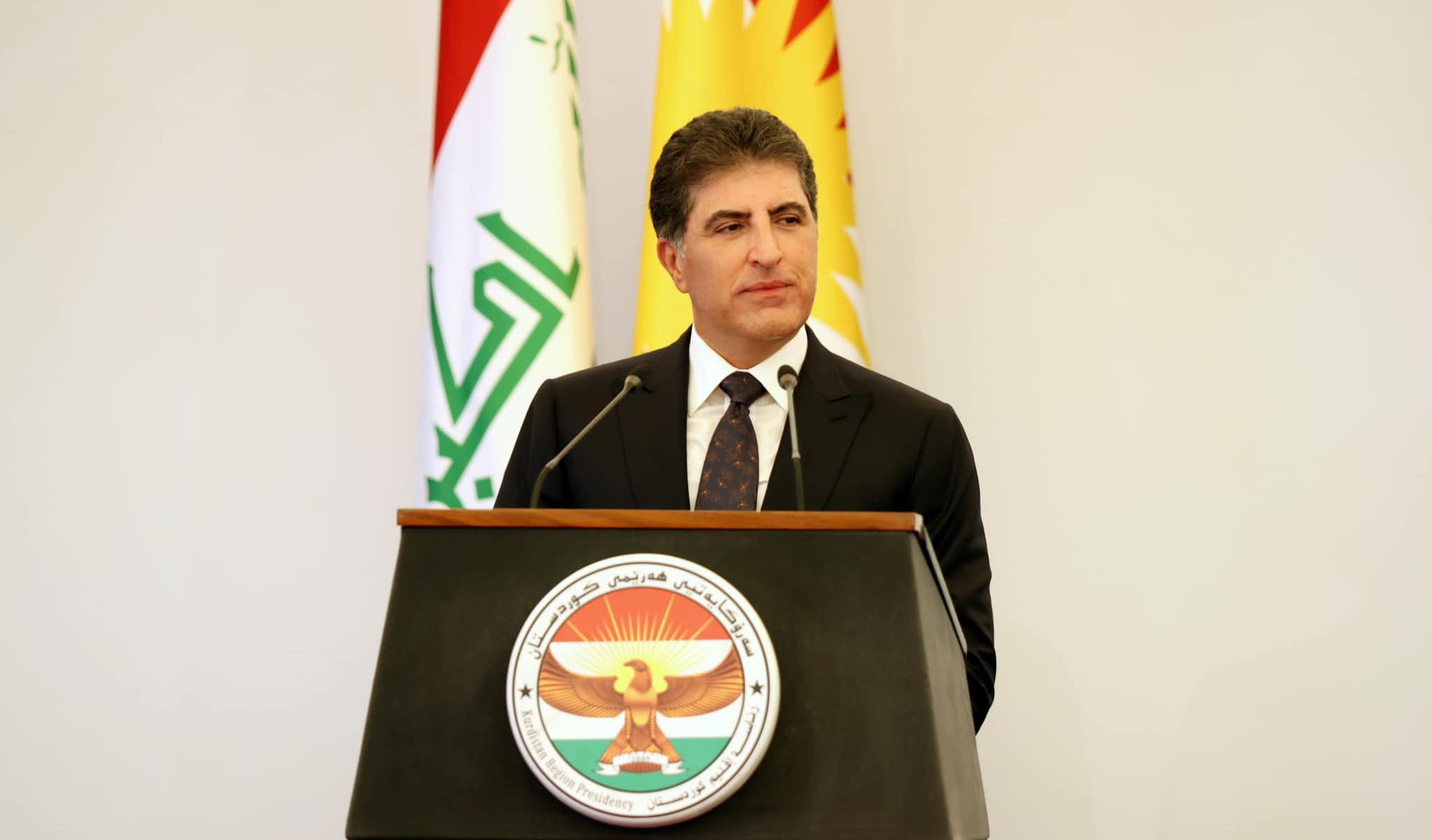 Serokê Herêma Kurdistanê Nêçîrvan Barzanî