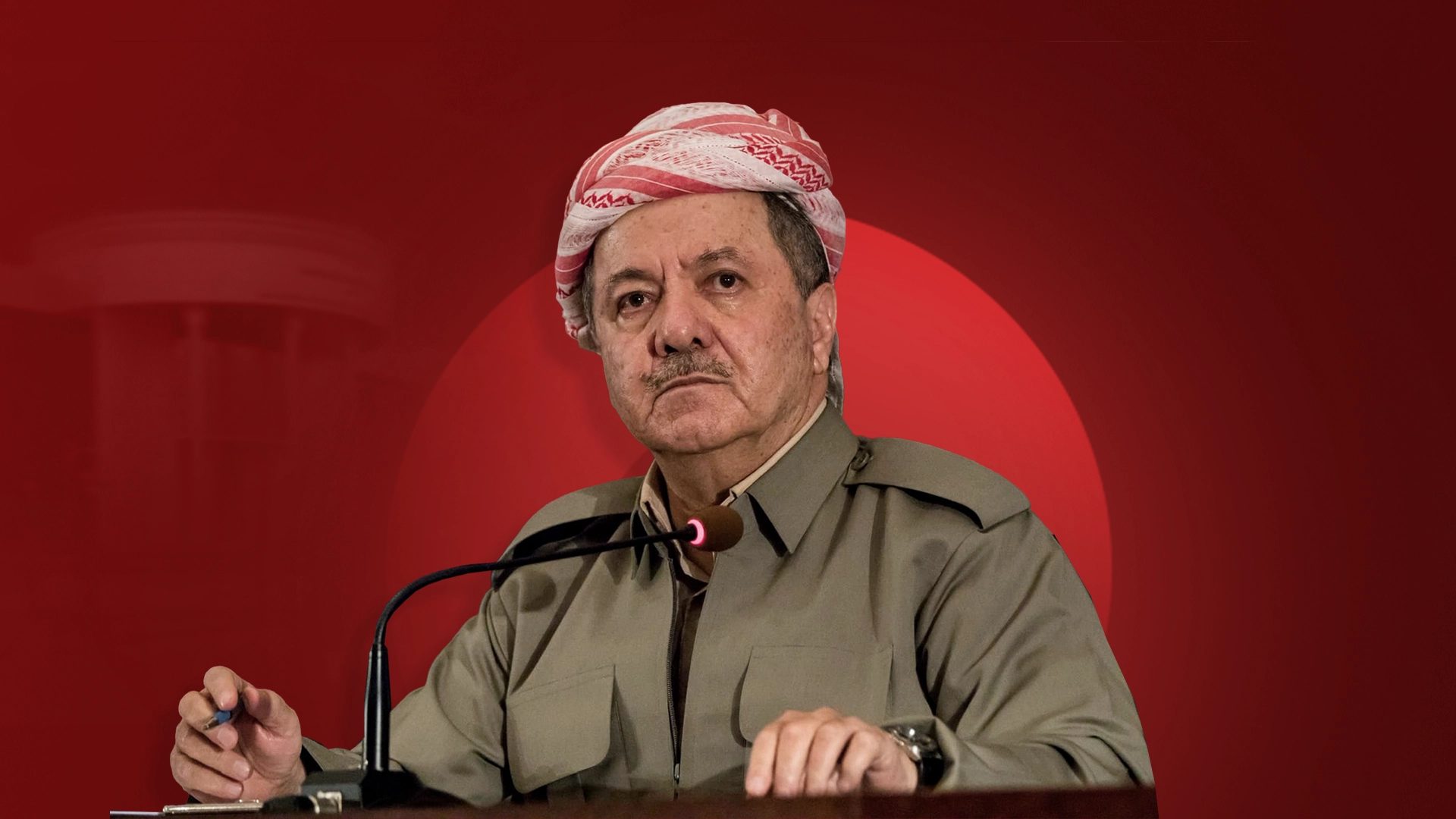 Serokê Partiya Demokratîk ya Kurdistanê Mesûd Barzanî