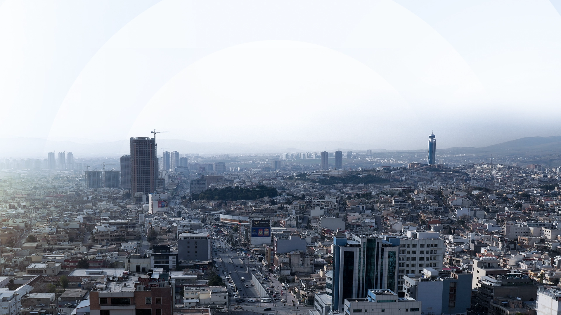 نمایی از شهر سلیمانیە عکس: حمە سور - کانال8