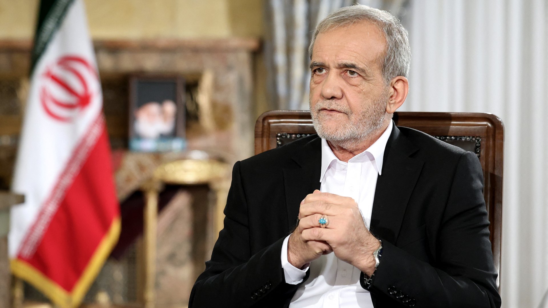 مسعود پزشکیان، رئیس جمهور ایران. عکس: AFP