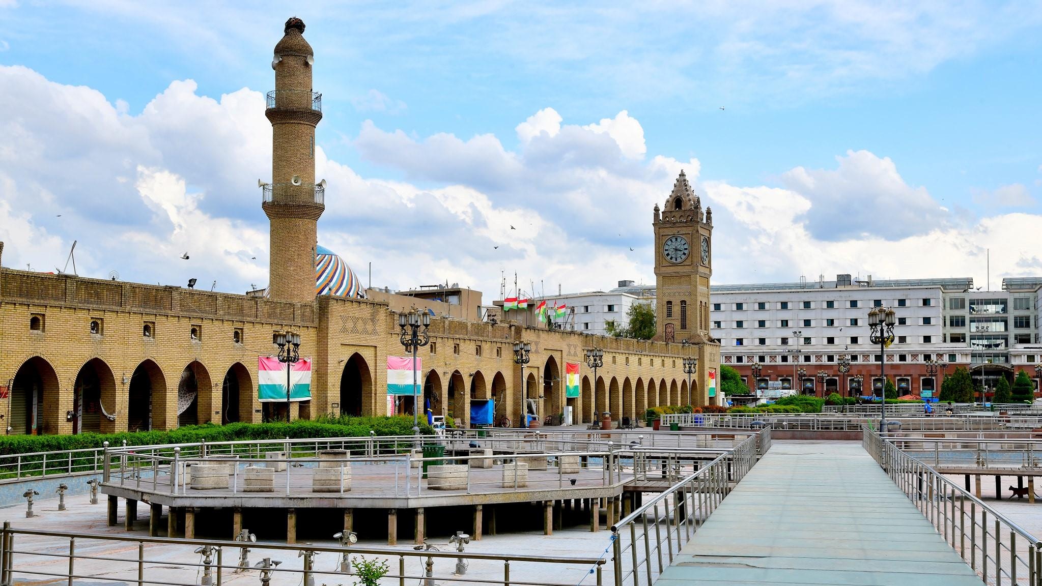 نمایی از شهر اربیل پایتخت اقلیم کوردستان