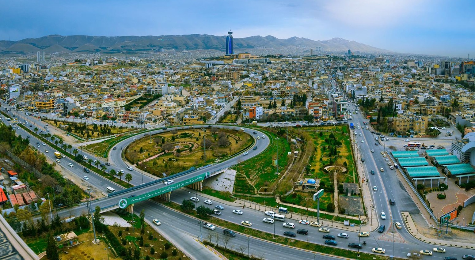 نمایی از شهر سلیمانیه اقلیم کوردستان