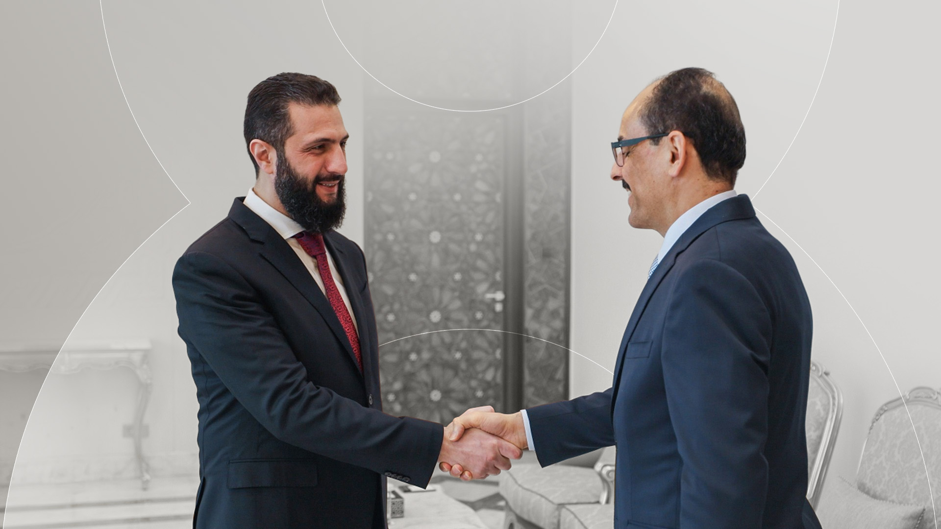 دیدار احمد شرع، رئیس جمهور سوریه با ابراهیم کالین، رئیس سازمان اطلاعات ملی ترکیه (میت)