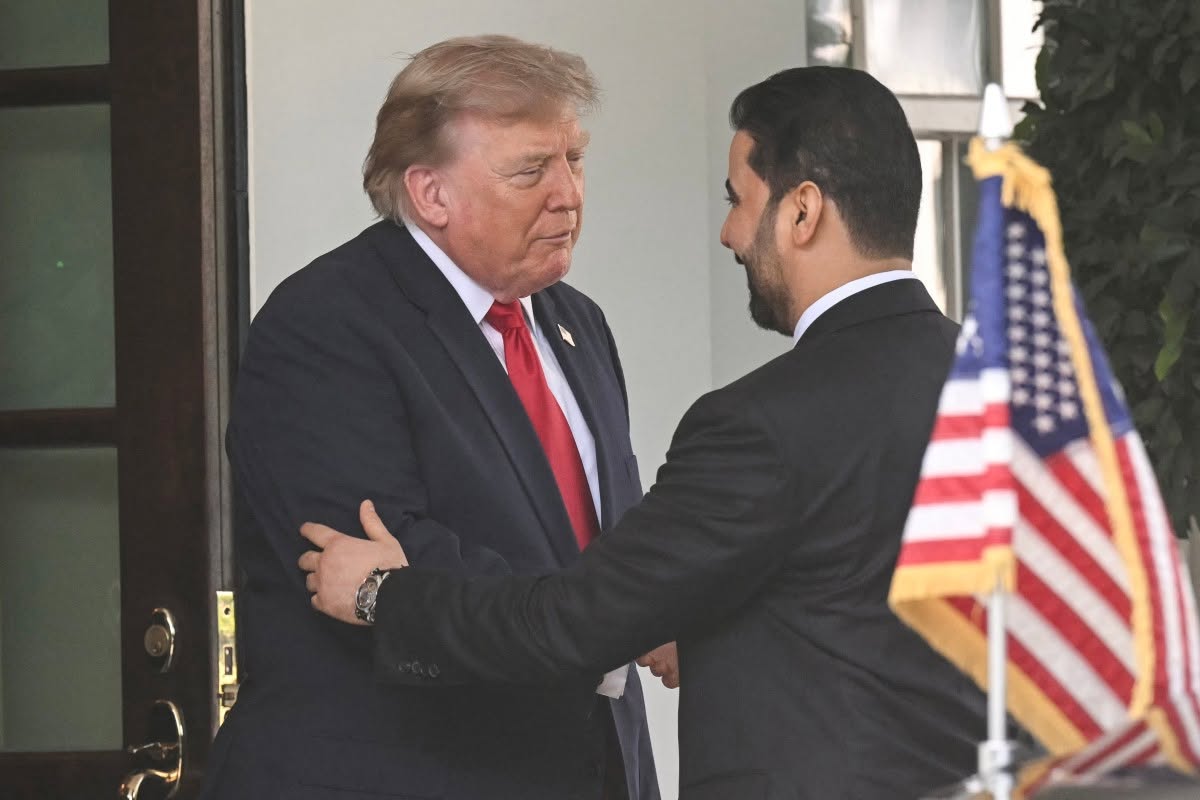 استقبال دونالد ترامپ، رئیس جمهور آمریکا از علی زیدی، نخست وزیر عراق در کاخ سفید