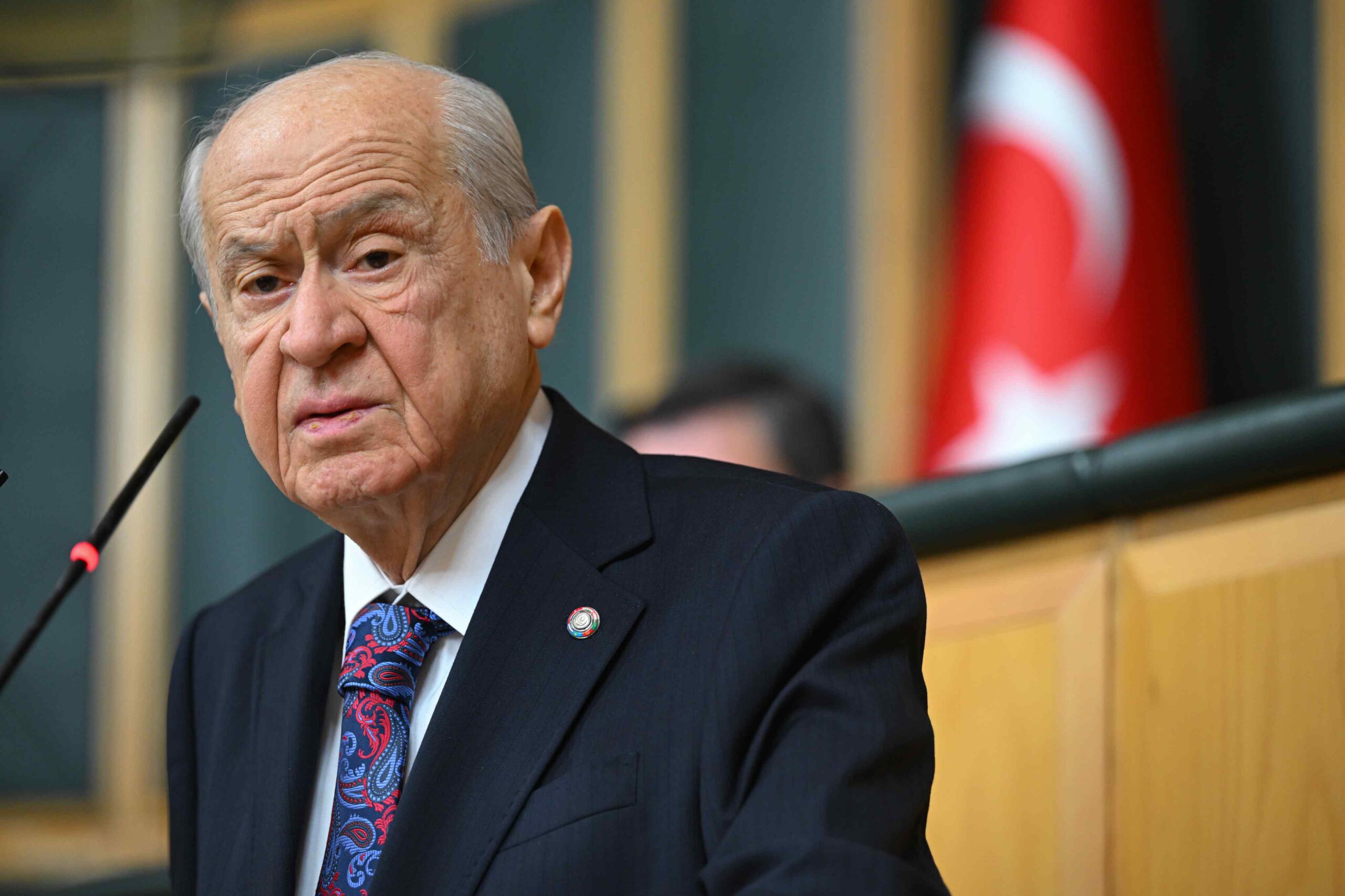 دولت باغچلی، رئیس حزب جنبش ملی (MHP).