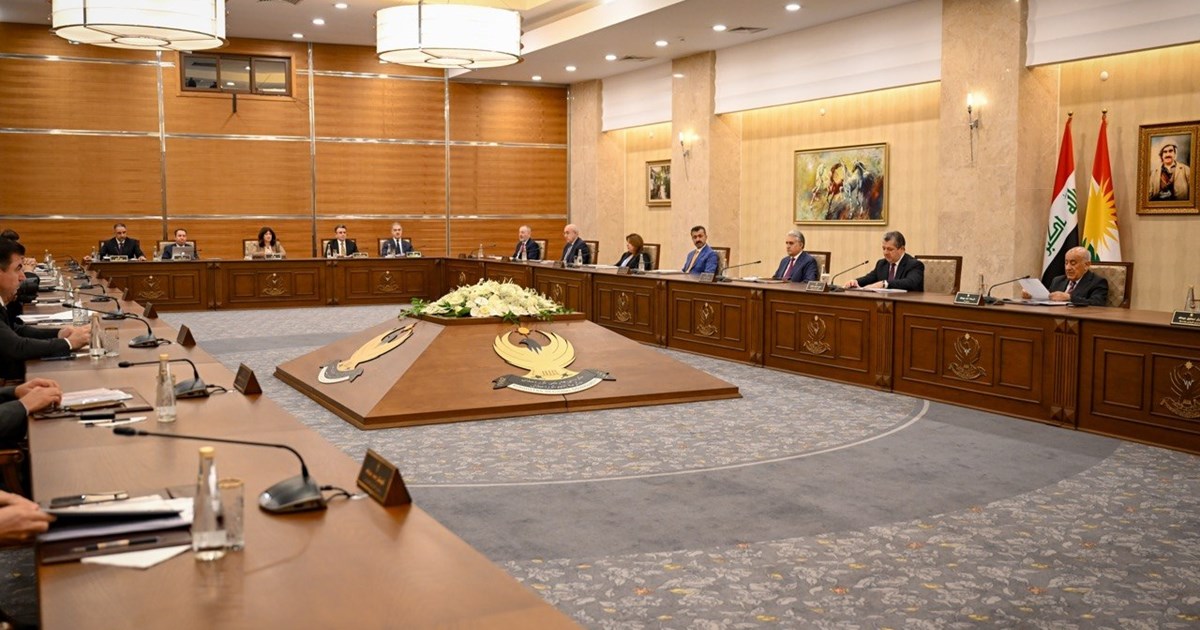 نشست شورای وزیران اقلیم کوردستان