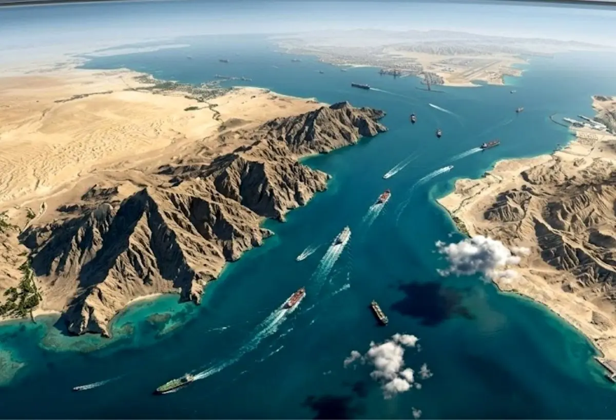 تصویری از تنگه هرمز