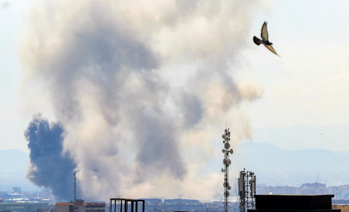 تصویری از بمباران آمریکا علیه ایران. عکس: AFP