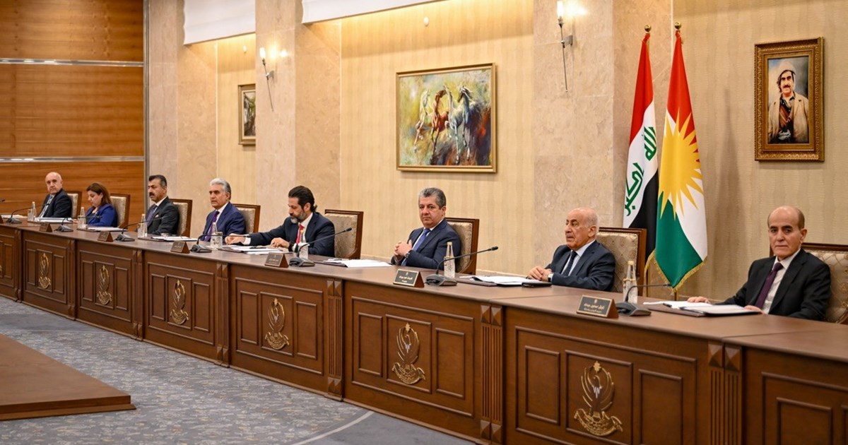 جلسه هیئت وزیران اقلیم کوردستان