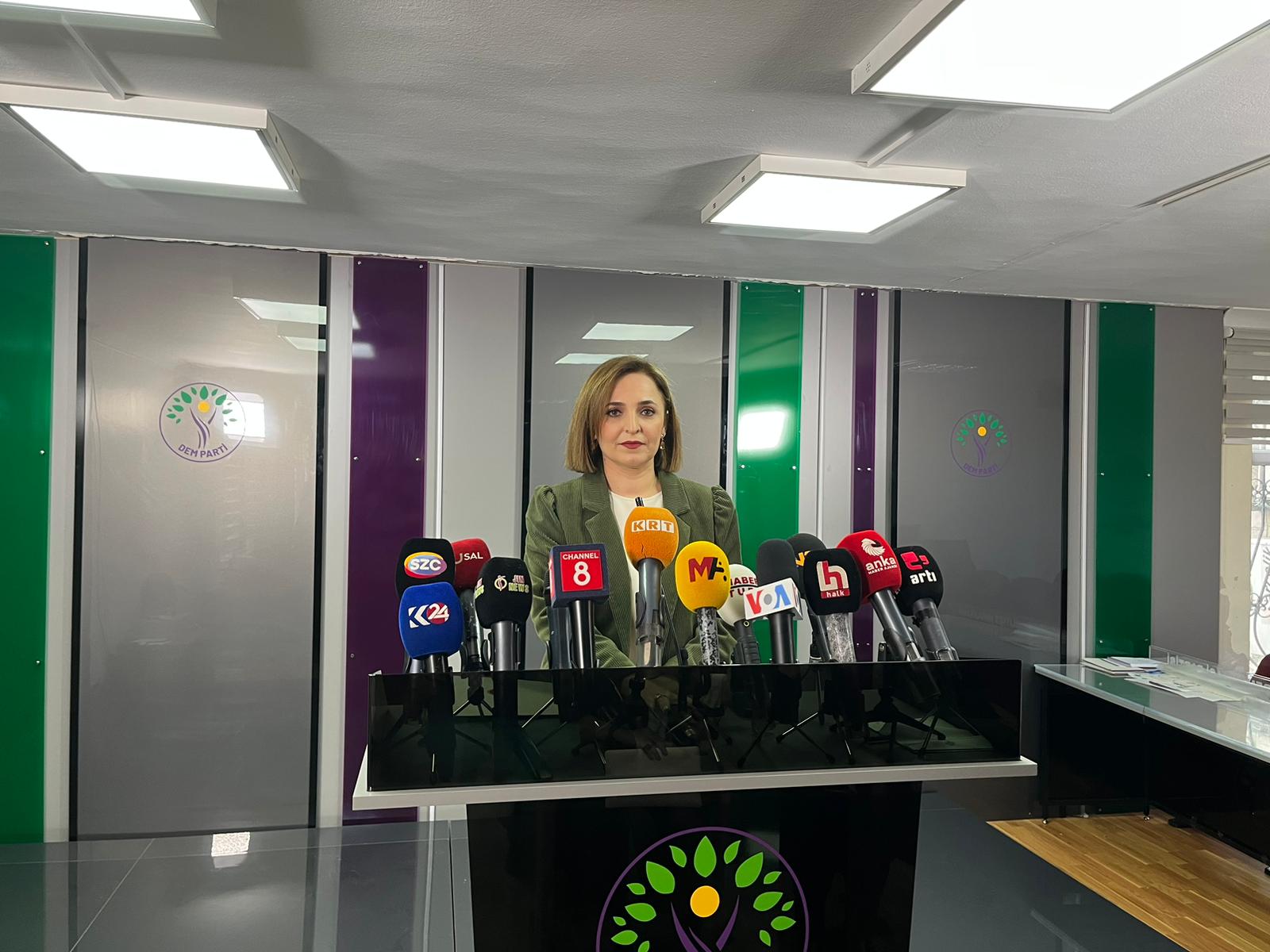 Dem Parti sözcüsü Ayşegül Doğan, foto: Aldar Tanin Ülker